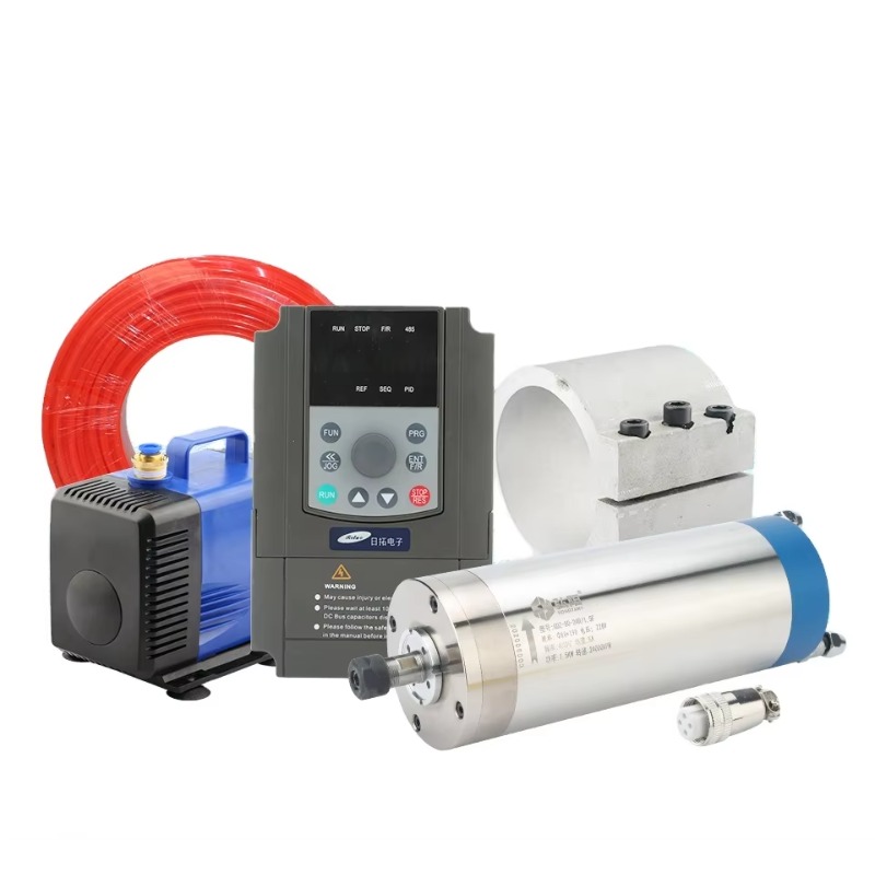 2.2Kw Water Cooled Spindle Kit Vfd - 2.2kW ER20 수냉식 밀링 스핀들 모터