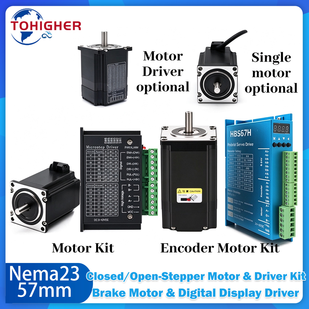 Nema 23 Closed Loop Stepper Motor Driver Kit - Nema23 57mm 폐쇄 루프 스테퍼 모터
