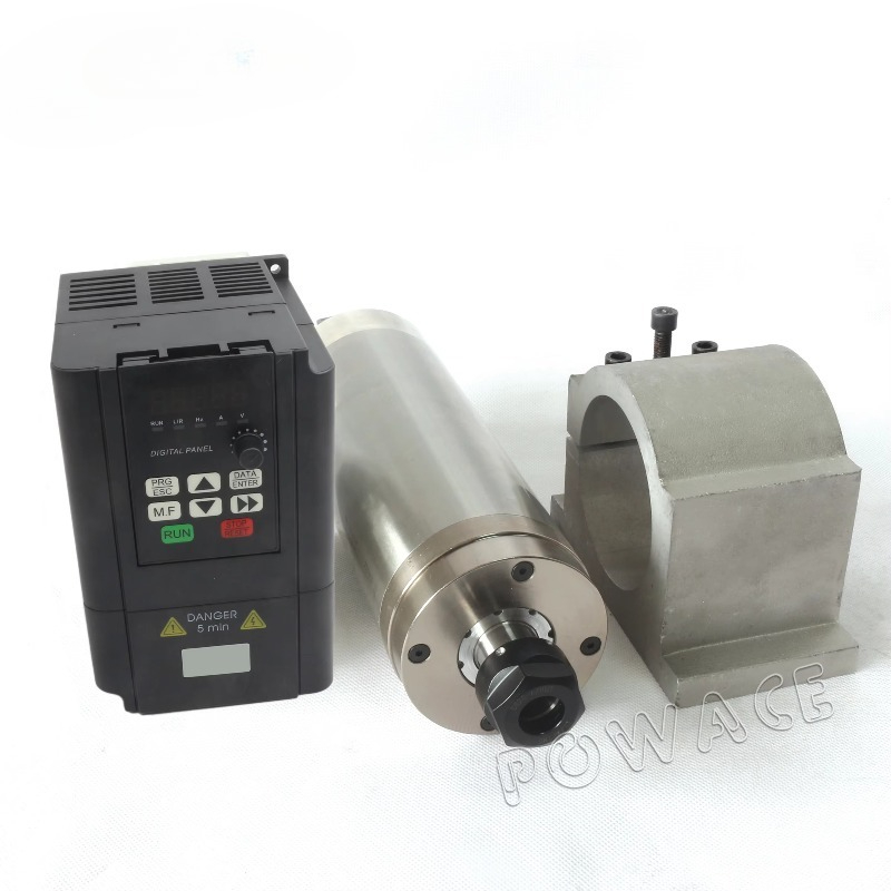 【EU 재고】수냉식 CNC 스핀들 모터 키트 2.2KW - 2.2Kw Water Cooled Spindle Kit Vfd 리뷰 및 가격