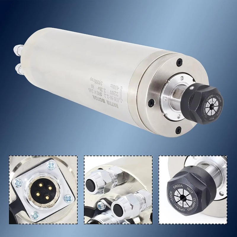 CNC 라우터 키트, 방수 기능이 있는 수냉식 스핀들  - 2.2Kw Water Cooled Spindle Kit Vfd 리뷰 및 가격