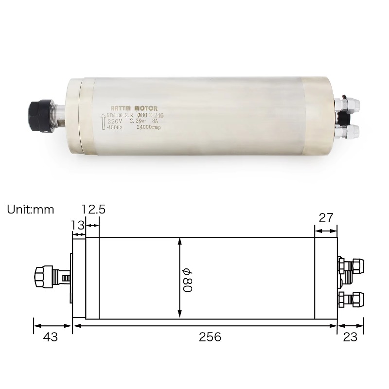 CNC 라우터 키트, 방수 기능이 있는 수냉식 스핀들  - 2.2Kw Water Cooled Spindle Kit Vfd 리뷰 및 가격