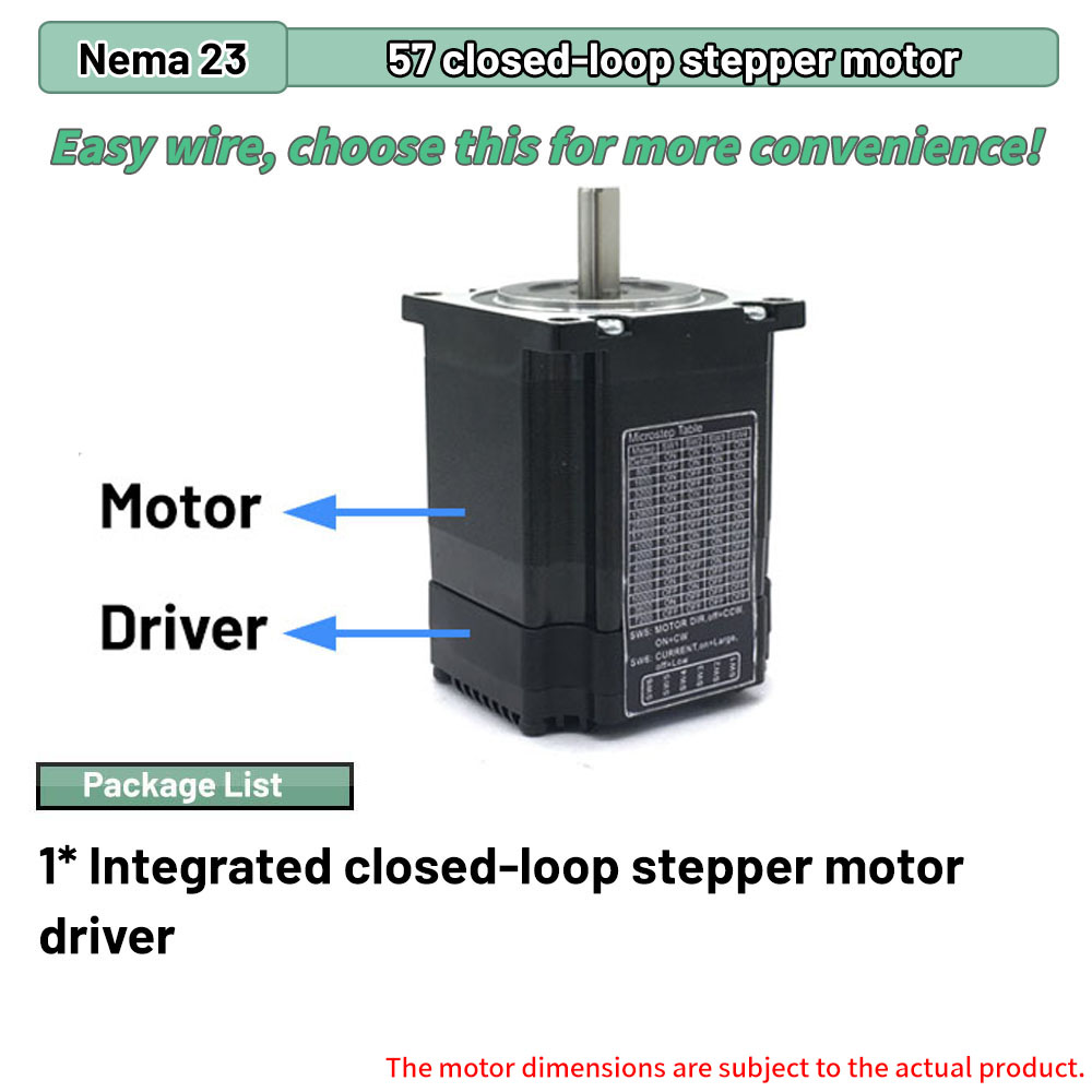 Nema23 57mm 폐쇄 루프 스테퍼 모터 키트, 1 - Nema 23 Closed Loop Stepper Motor Driver Kit 리뷰 및 가격